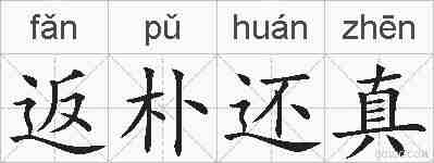返朴还真的拼音