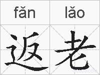 返老的拼音