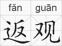 返观的拼音