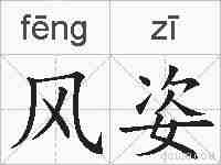 风姿的拼音