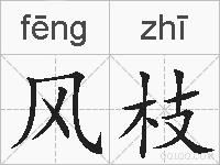 风枝的拼音