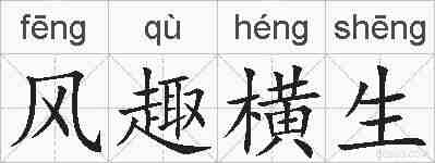 风趣横生的拼音