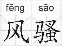 风骚的拼音