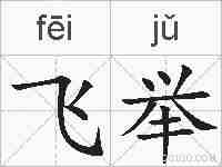 飞举的拼音