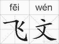 飞文的拼音