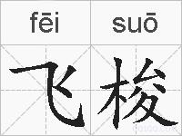 飞梭的拼音