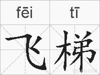 飞梯的拼音