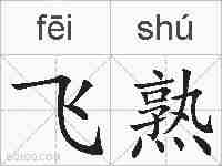 飞熟的拼音
