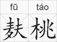麸桃的拼音