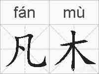 凡木的拼音