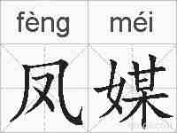 凤媒的拼音