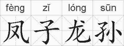 凤子龙孙的拼音