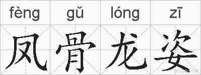 凤骨龙姿的拼音