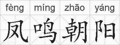 凤鸣朝阳的拼音