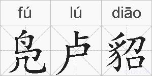 凫卢貂的拼音