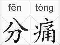 分痛的拼音