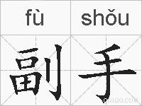 副手的拼音