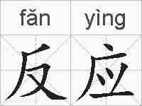 反应的拼音