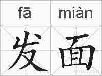 发面的拼音