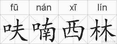 呋喃西林的拼音