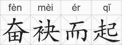 奋袂而起的拼音