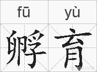 孵育的拼音
