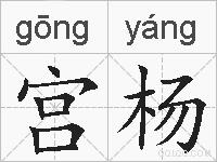 宫杨的拼音