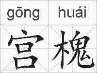 宫槐的拼音