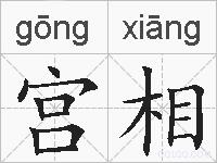 宫相的拼音