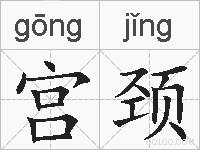 宫颈的拼音