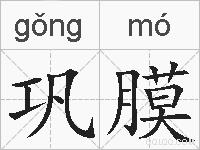 巩膜的拼音