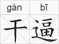 干逼的拼音