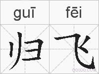 归飞的拼音