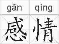 感情的拼音
