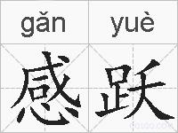 感跃的拼音