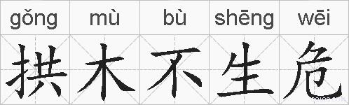 拱木不生危的拼音