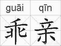乖亲的拼音
