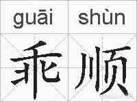 乖顺的拼音