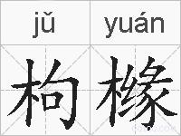 枸橼的拼音