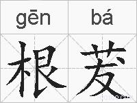 根茇的拼音