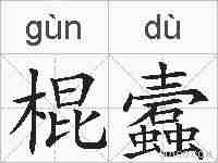 棍蠧的拼音