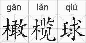 橄榄球的拼音