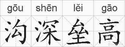 沟深垒高的拼音
