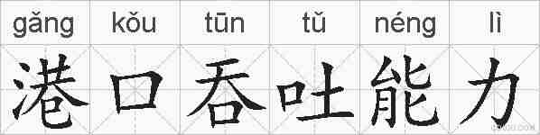 港口吞吐能力的拼音