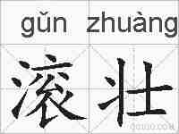 滚壮的拼音