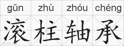 滚柱轴承的拼音