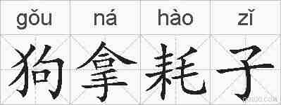 狗拿耗子的拼音