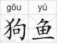 狗鱼的拼音