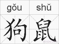 狗鼠的拼音