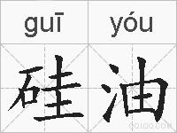 硅油的拼音